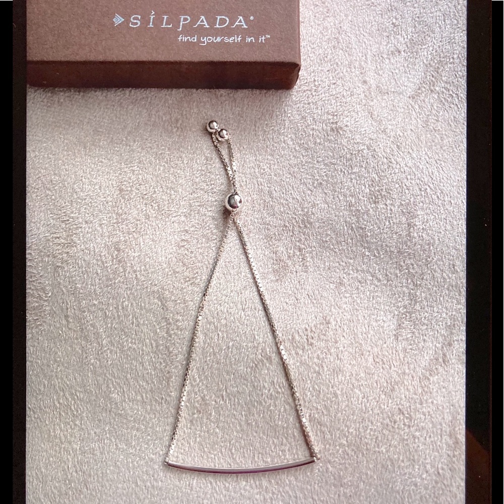 SILPADA STERLING SILVER LARIAT BRACELET